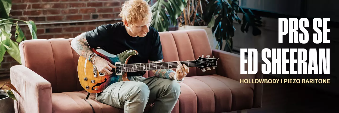Meet the PRS SE Ed Sheeran Hollowbody I Piezo Baritone